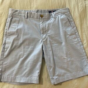 Vineyard Vines Men's Pale Blue Flat-Front Shorts